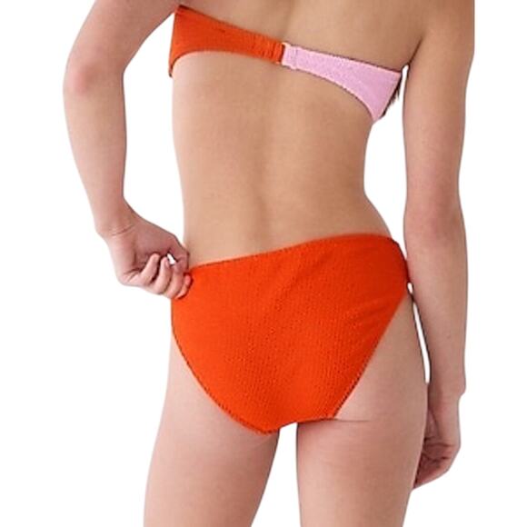 NWT J.Crew XXL Black Textured Hipster Bikini Bottom Full Coverage Swim - Picture 6 of 6